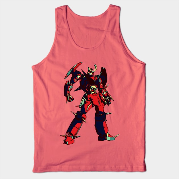 Gurren Lagann Fanart Tank Top by Birdbox